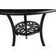 preview thumbnail 7 of 16, Aluminum Bistro Table and Chairs Set wUmbrella Hole(2 Chairs 1 Table)