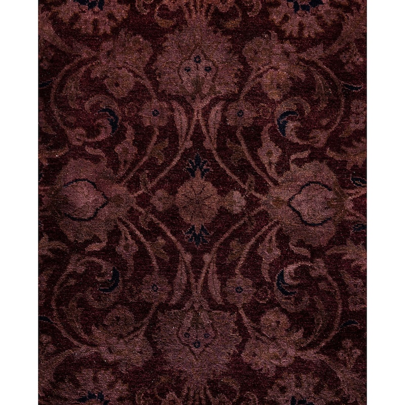 Overdyed One-of-a-Kind Hand-Knotted Area Rug - Pink - 3' 0" x 5' 1"