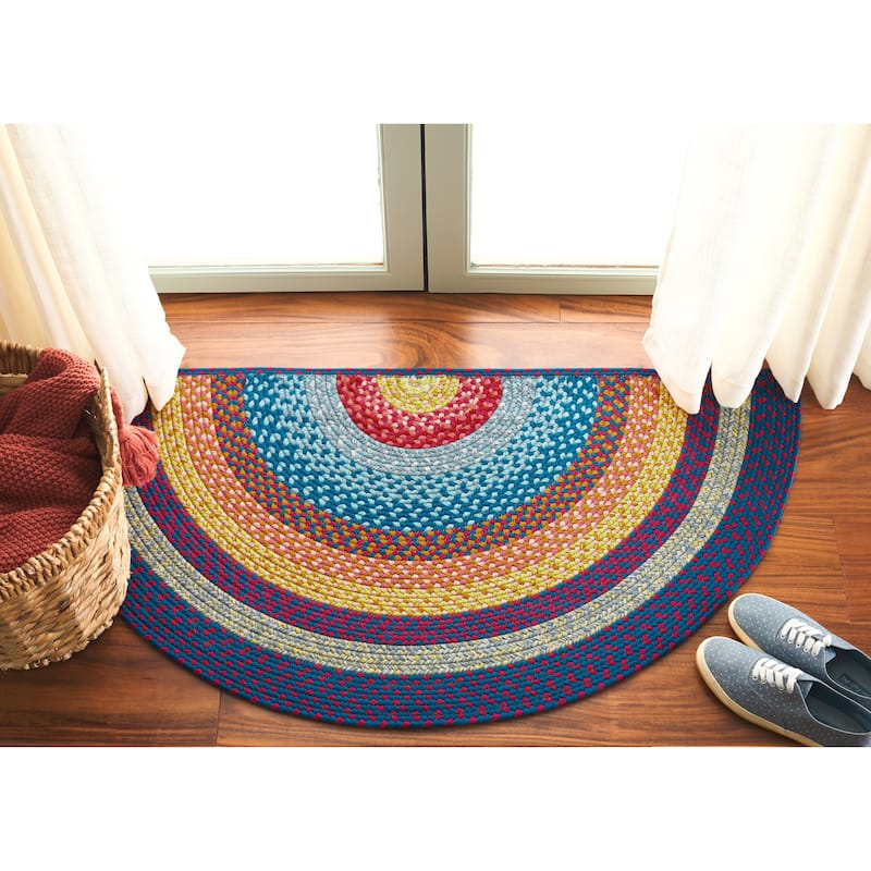 SAFAVIEH Handmade Braided Jo Machine Washable Country Casual Rug