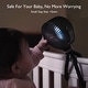 preview thumbnail 9 of 7, USB Rechargeable Handheld Cooling Fan for Travel - No Size