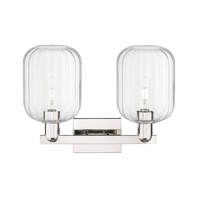 Innovations Lighting Downtown Urban - Preston - 2 Light 16" Jar Shade Bath Vanity Light