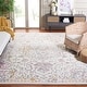 preview thumbnail 4 of 11, SAFAVIEH Layla Ulfrida Shabby Chic Farmhouse Rug 9' x 12' - Ivory Grey/Pink - Rectangle