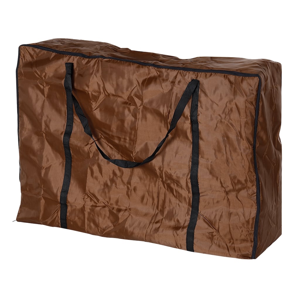 Outdoor Chair Storage Bag Carry Seat Bag Folding Lounge Chair Cover - Brown