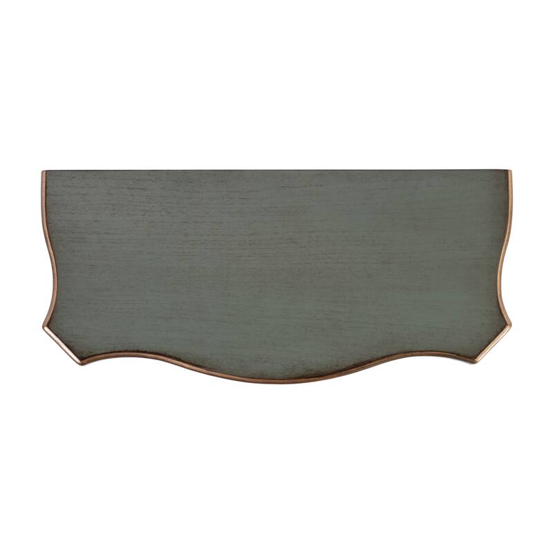 Cheshire 22 in. W Rectangular Wood Ballerina Console Table with Open Shelf