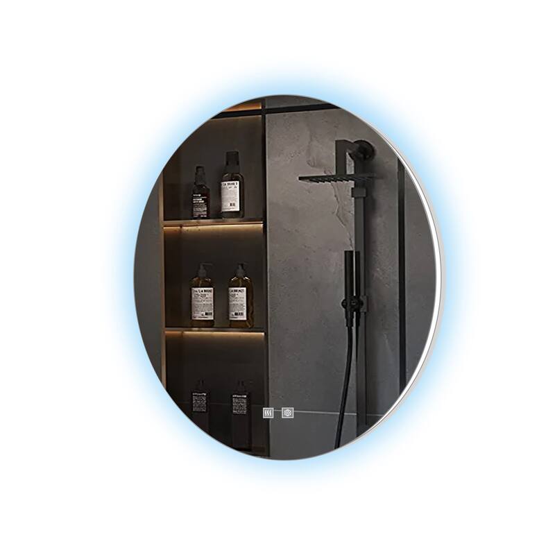 Nordica Round LED Bathroom Vanity Mirror - N/A