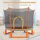 preview thumbnail 3 of 8, Trampolines 6FT Round Trampoline with Enclosure