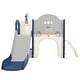 preview thumbnail 5 of 58, Kids Slide 7 in 1 with Ring Toss and Basketball Hoop, Toy Storage