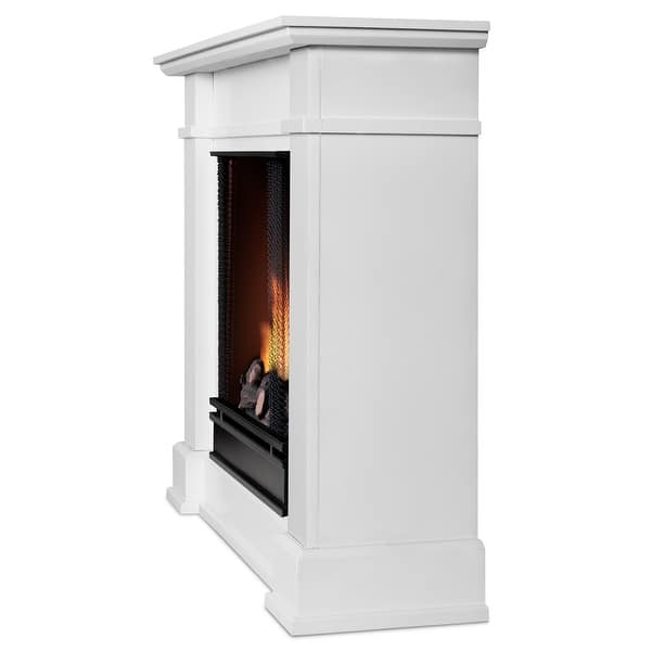 Shop Real Flame 1220 W Devin Ventless Gel Fireplace In White
