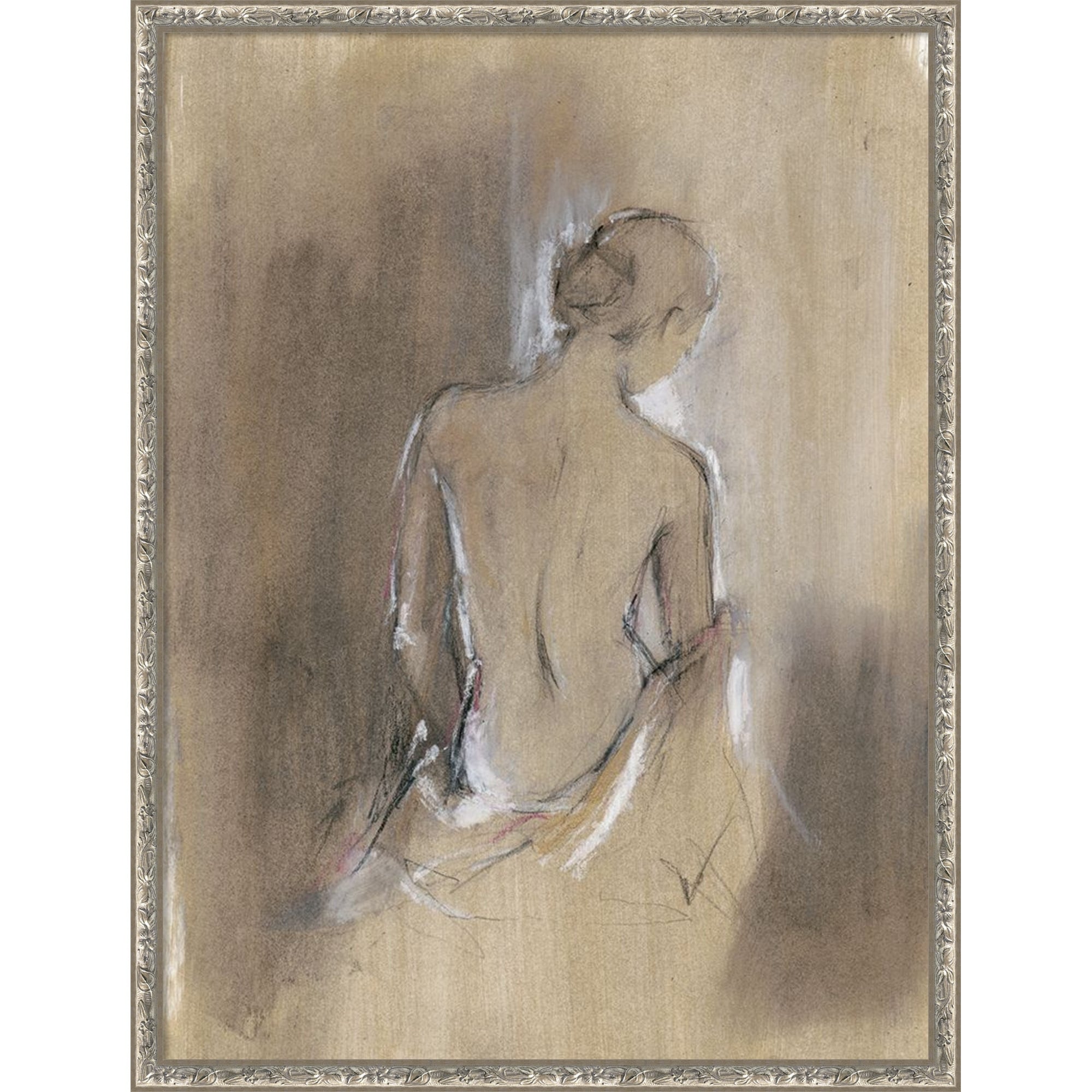 Embellished Contemporary Figure II by Ethan Harper Framed Mounted Canvas Wall Art Print