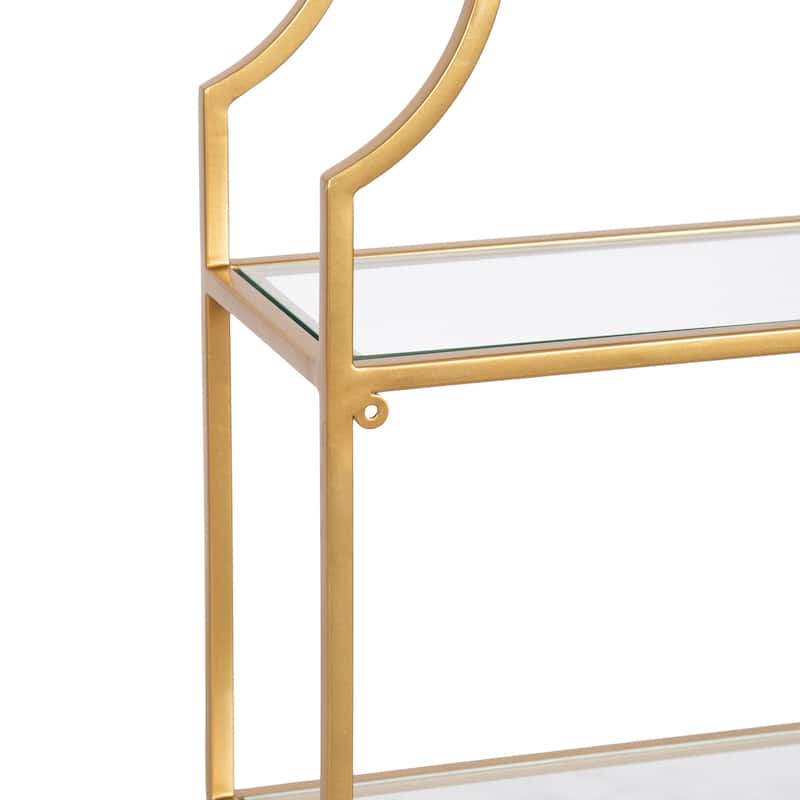 Kate and Laurel Leanna Tiered Wall Shelf