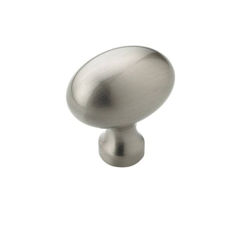 Amerock Allison Value 1-3/8 Inch Long Oval Cabinet Knob - Package of