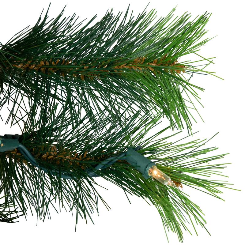 36" Royal Oregon Pine Artificial Christmas Wreath - Clear Lights