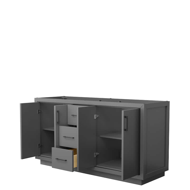 Icon Double Bathroom Vanity Cabinet, No Mirror