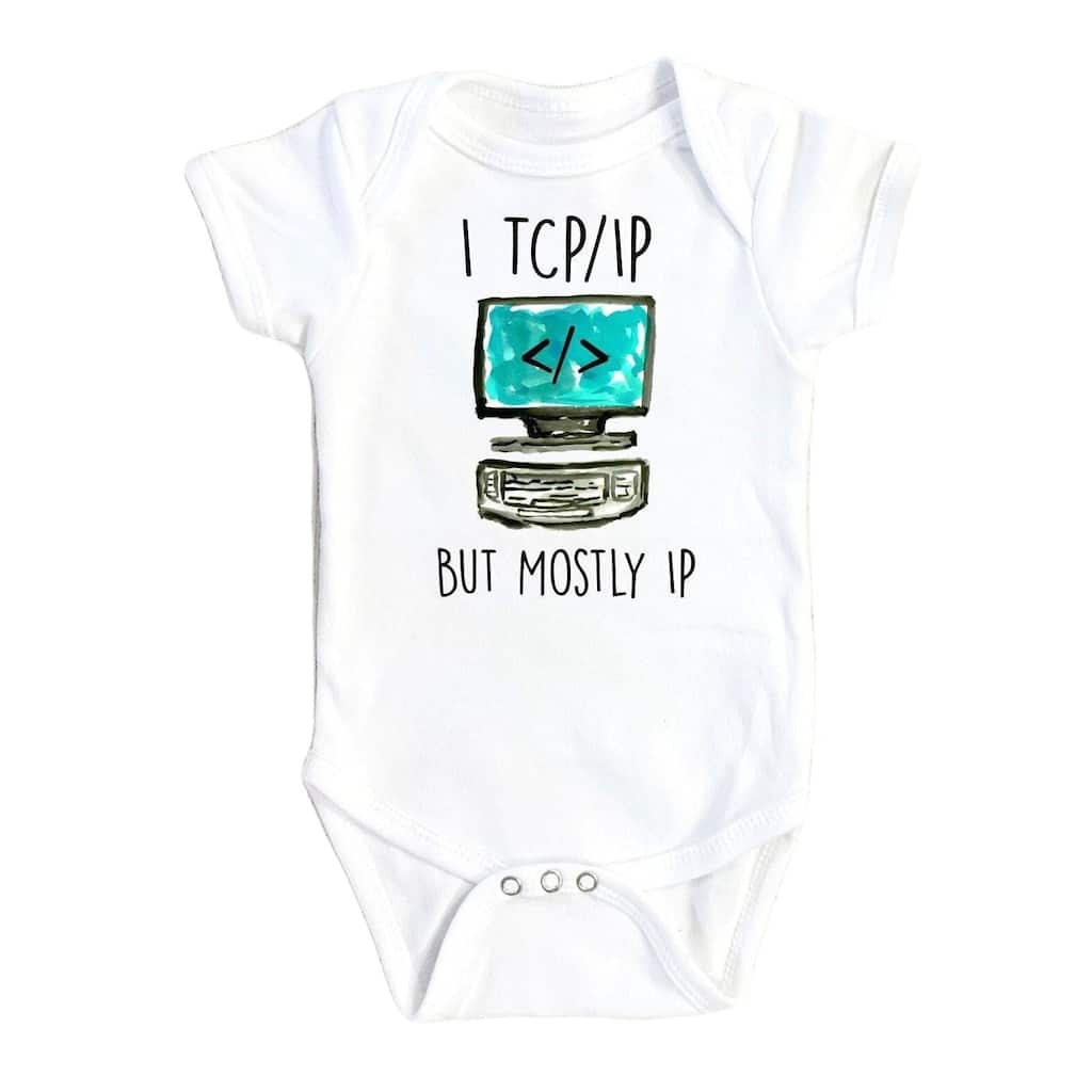 Programmer Tcip - Baby Boy Girl Clothes Infant Bodysuit Funny Cute Newborn