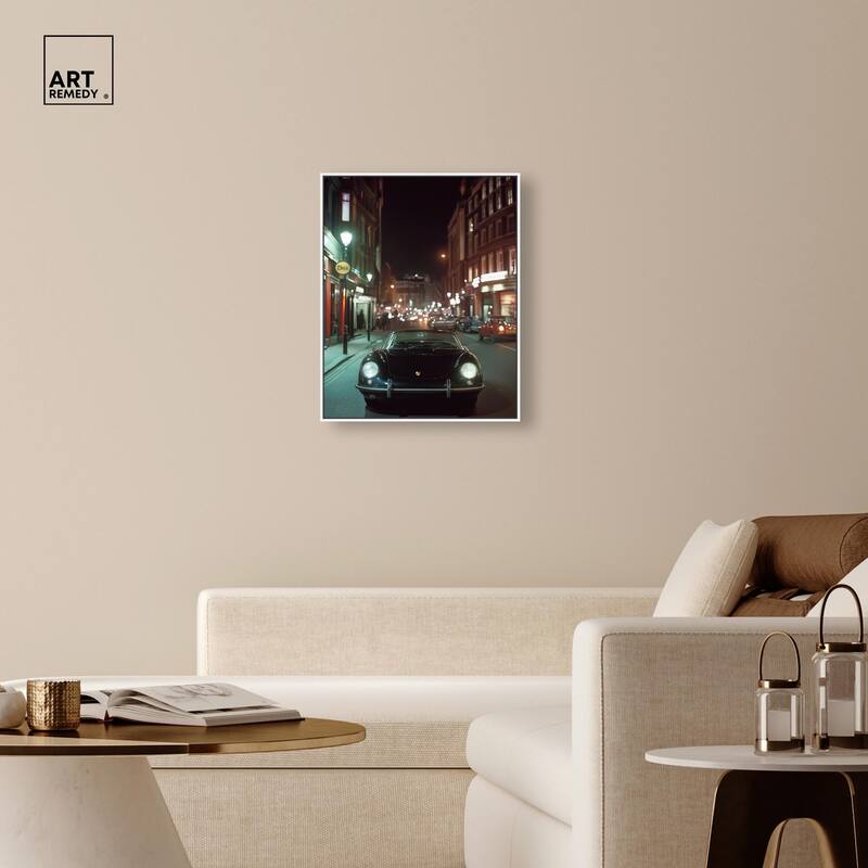 Night Roadster Canvas by Art Remedy