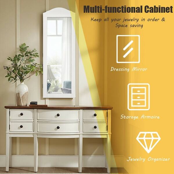 Mirrored antique style robe (mirror armoire). overstock com