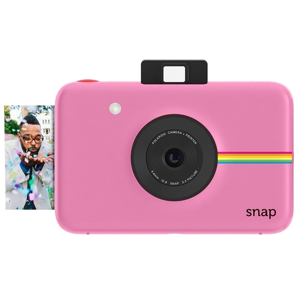 Polaroid Snap Instant Digital Camera (Pink) with ZINK Zero Ink Printing Technology