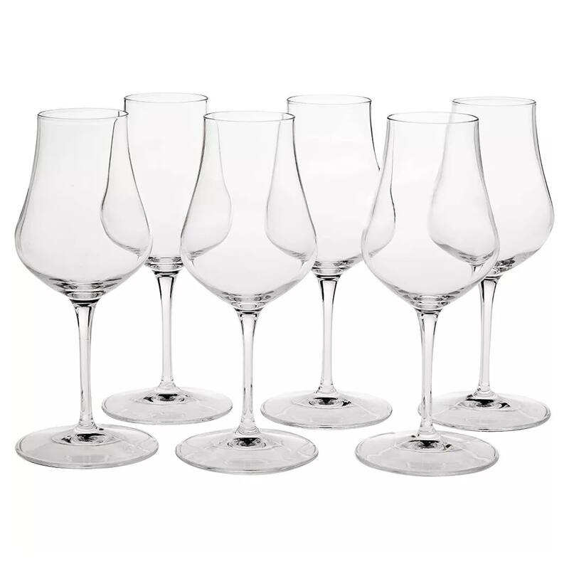 Luigi Bormioli Set of 6 Vinoteque Snifter/Liqueur Glasses - 5.75 oz. - Set of 6 - 5.75 oz.
