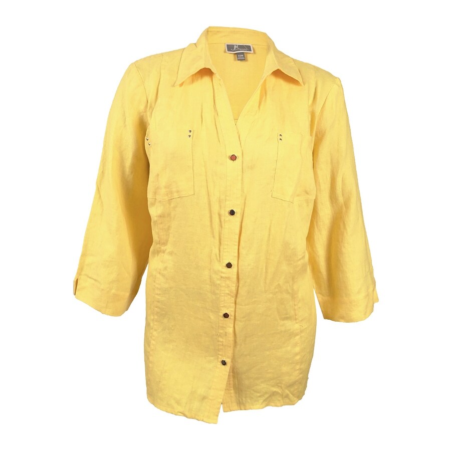 jm collection linen tops