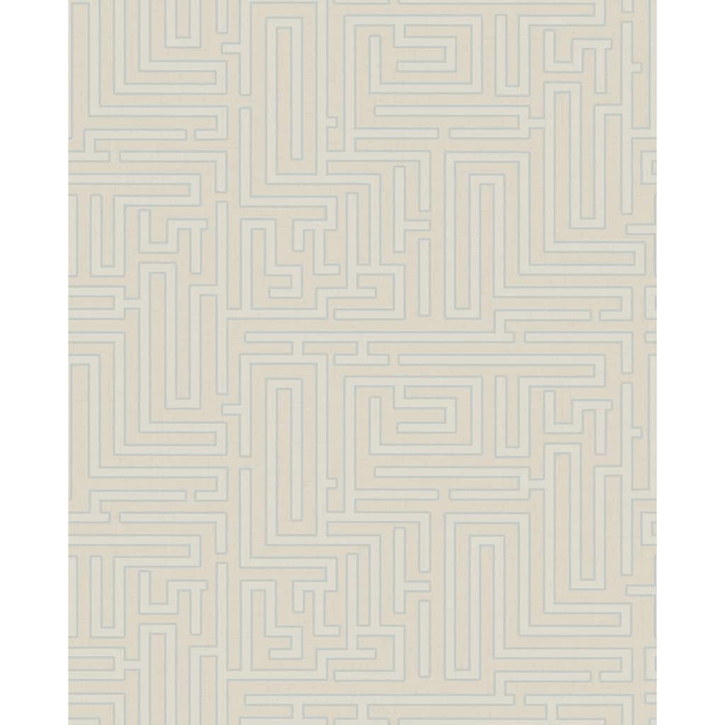 Seabrook Designs Darcy Geometric Maze Unpasted Wallpaper