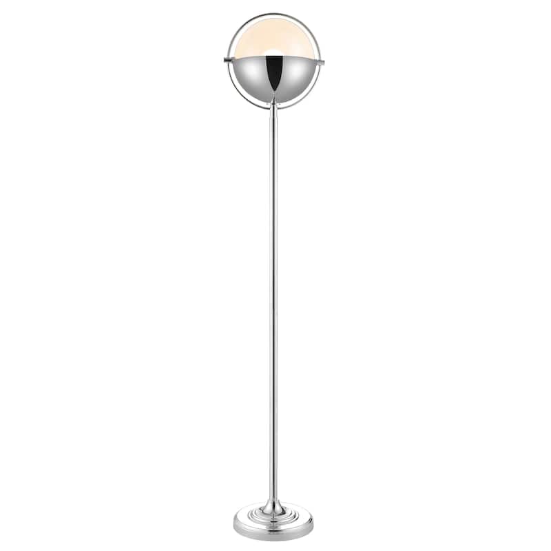 SAFAVIEH Lighting Rensa Orb 63-inch LED Floor Lamp - 12" W x 12" L x 63" H