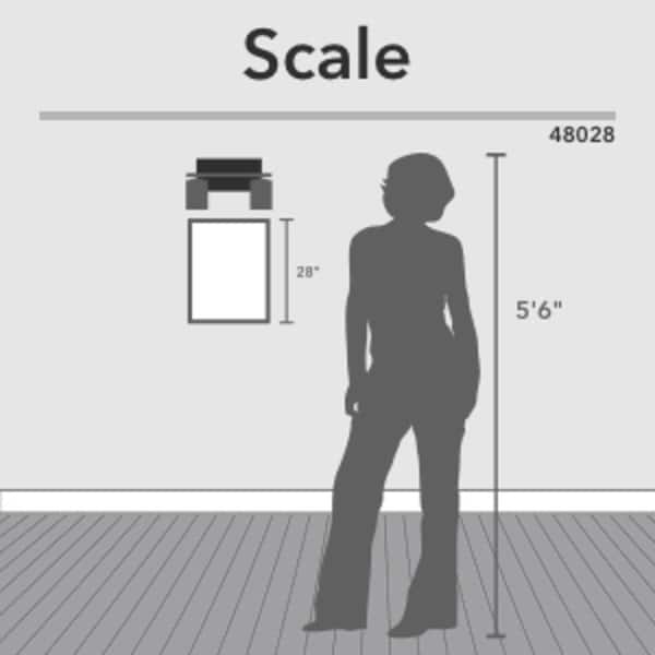 dimension image slide 3 of 7, Hunter Kerrison Bathroom Vanity Wall Light - Contemporary, Industrial, Transitional - Damp Rated!