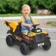 preview thumbnail 6 of 4, 12V Battery Kids Ride On Dump Truck with Electric Bucket - 42.5" x 25.5" x 23" (L x W x H)