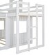 preview thumbnail 10 of 8, Playhouse-inspired Style Wooden Twin Over Full Bunk Bed