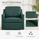 preview thumbnail 17 of 37, Linen Swivel Chairs, Club Accent Chairs, Soft Cushions