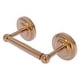 preview thumbnail 11 of 27, Allied Brass Prestige Que New Collection 2 Post Toilet Tissue Holder Brushed Bronze