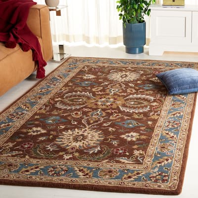 SAFAVIEH Handmade Heritage Topiary Signet Traditional Oriental Wool Rug