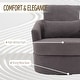 preview thumbnail 6 of 13, Roomfitters Teddy Swivel Barrel Chair, 360° Round Accent Sofa Chair for Living Room, Bedroom, Nursery or Office