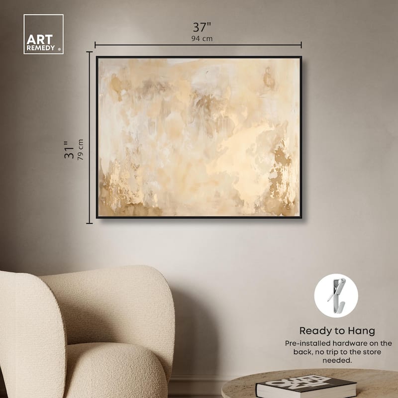 Sun Brust Gilding III Canvas by Art Remedy