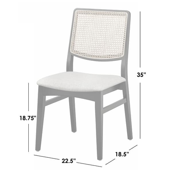 dimension image slide 0 of 2, Lifestorey Gilcrest 5-piece Cane Dining Set