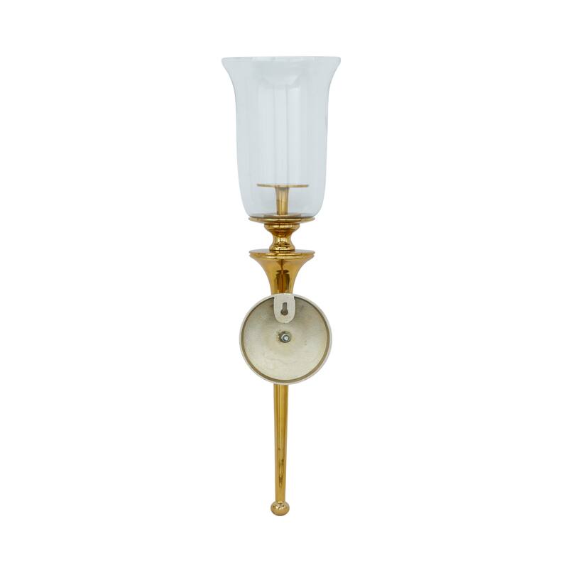 Aluminum Traditional Wall Sconce Gold, Silver, or Black - 8 x 8 x 30