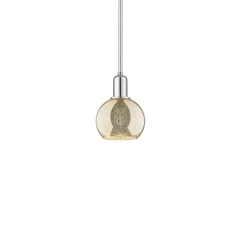 Innovations Lighting 716-1S-9-6 Athens Pendant Athens 6" Wide Mini - Polished Chrome / Mercury