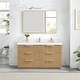 preview thumbnail 1 of 96, Santarem Single Vanity with Pure White Quartz Stone Top without Mirror