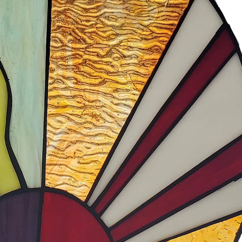 River of Goods 12.75"H Serenity Stained Glass Window Panel