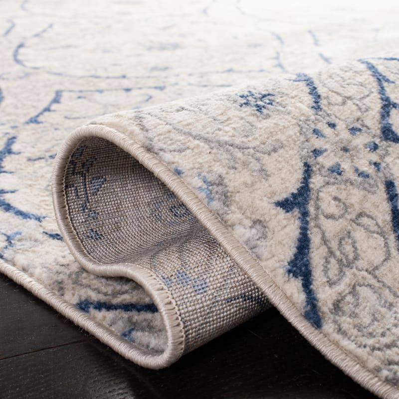 SAFAVIEH Brentwood Rosalba Traditional Oriental Rug - 10' x 13' - Light Grey/Blue