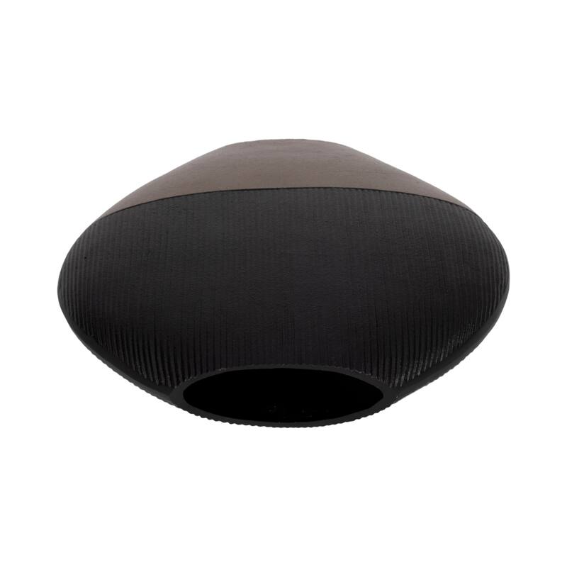 Modern Round Metal Table Vase - Flower Vase