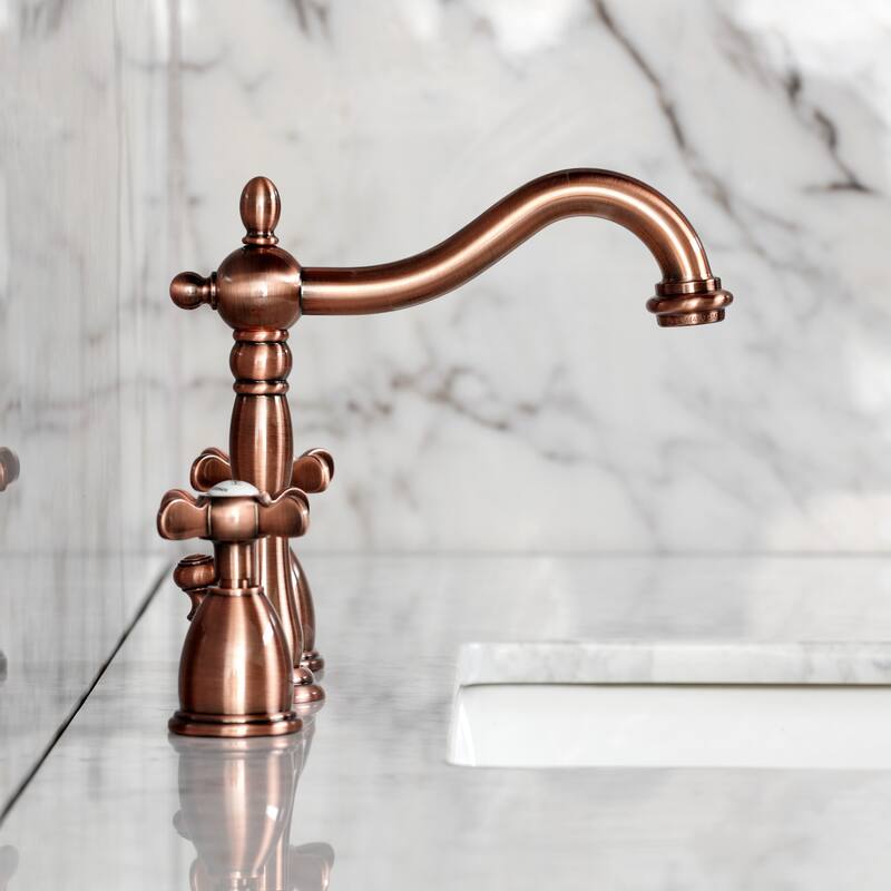 Kingston Brass Essex Widespread Bathroom Faucet with Brass Pop-Up