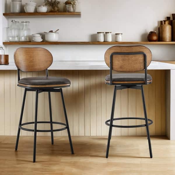 Megan Swivel Counter Bar Stool with Metal Legs On Sale Bed