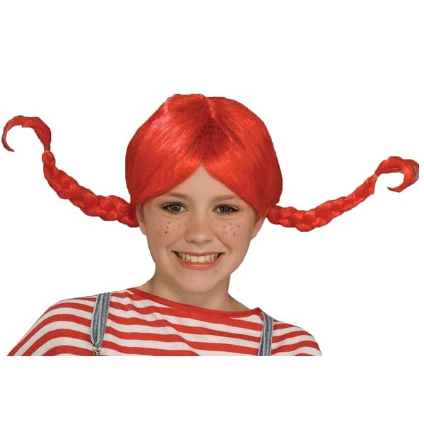 Shop Pippi Longstocking Red Costume Wig - Overstock - 13668710