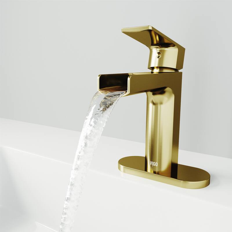 VIGO Ileana 7" H Single Handle Single Hole Bathroom Faucet