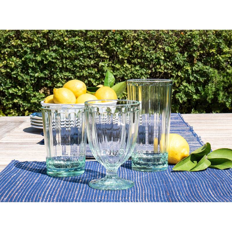 Abode Homewares Panel Acrylic Wine Glass - Clear - 14.3 oz - Set of 6