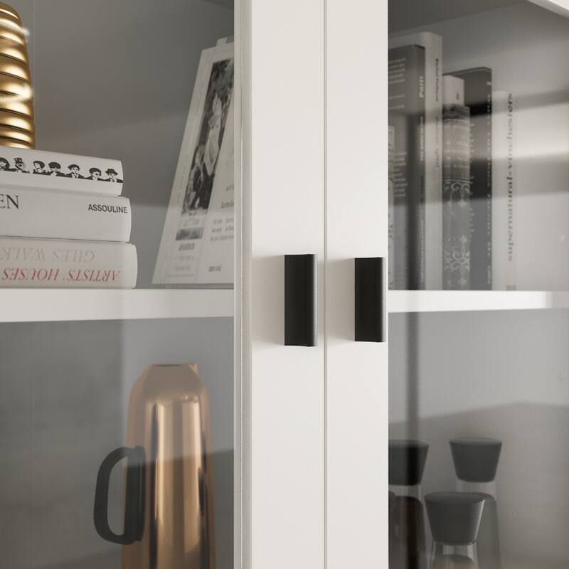 Timechee Combined Bookcase Kitchen Cabinet Display Cabinet Pantry