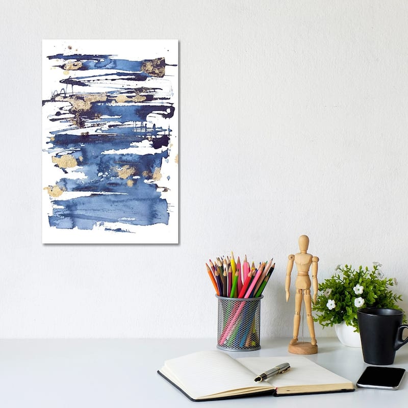 iCanvas "Blue Rapture II" by Julia Contacessi Canvas Print - 12x8x0.75