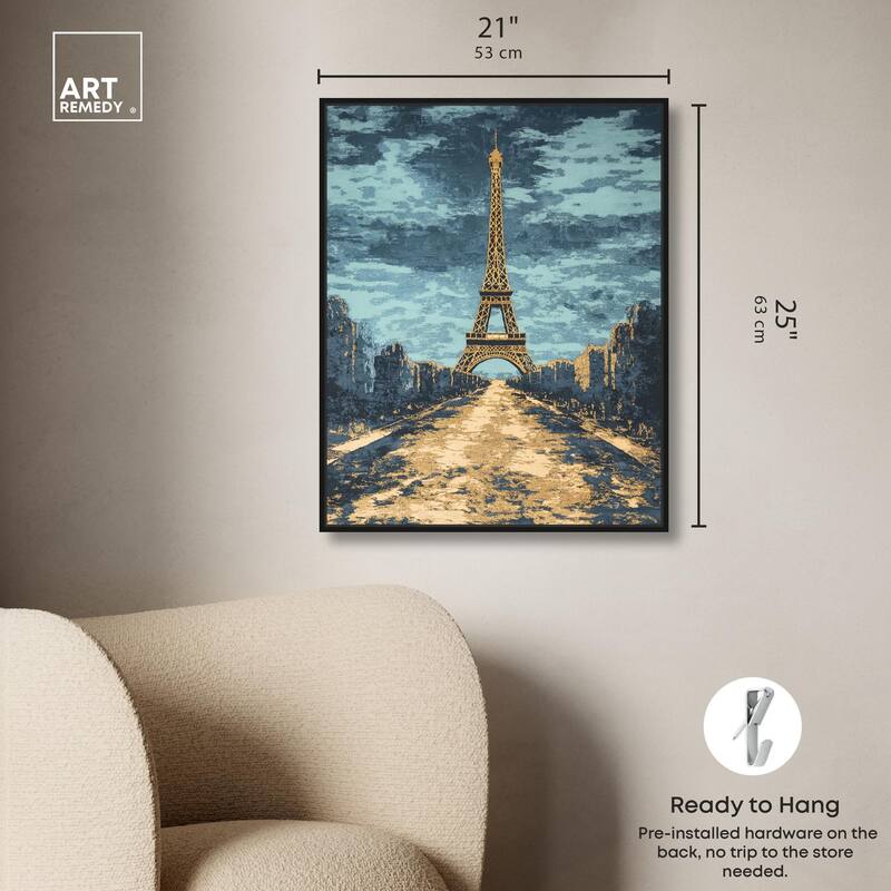 Textured Paris Embroidery Canvas by Art Remedy