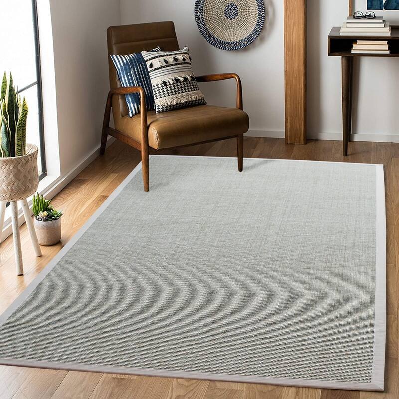 A1HC 100% Sisal Rug, Natural Fiber Area Rugs with Non-Skid Latex Backing, Rug for Entryway, Dining or Living Room