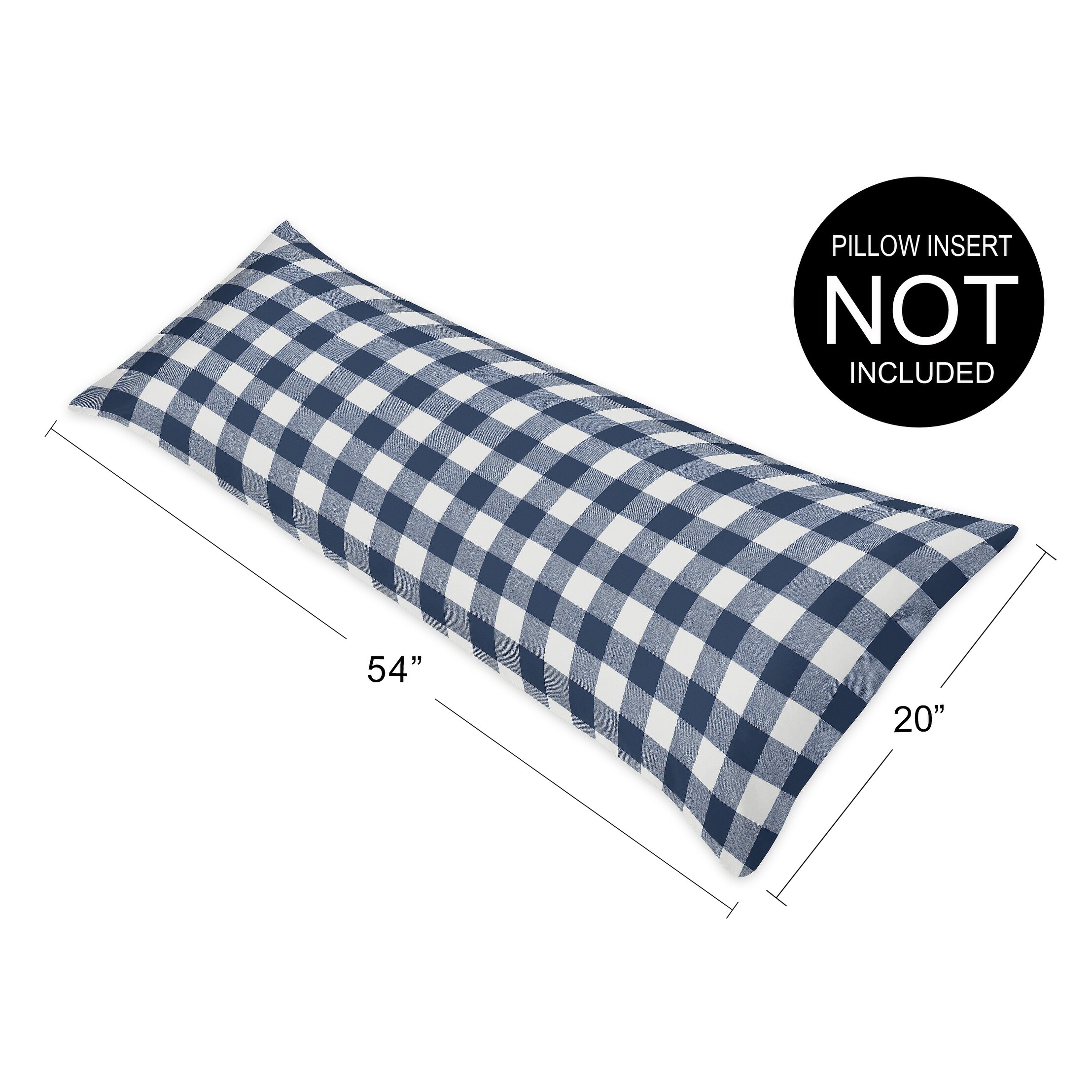 Navy buffalo check outlet euro sham